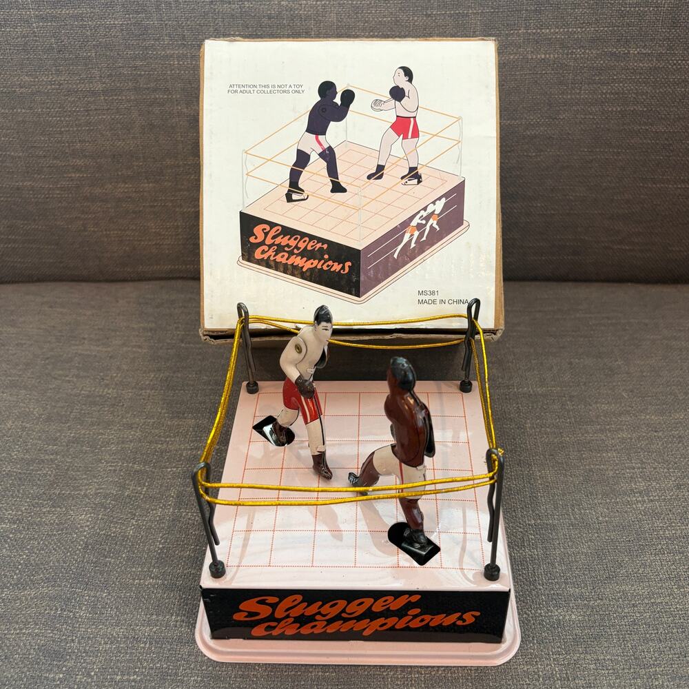 Slugger Champions Boxing Wind-Up Toy MS381 With Box NO KEY